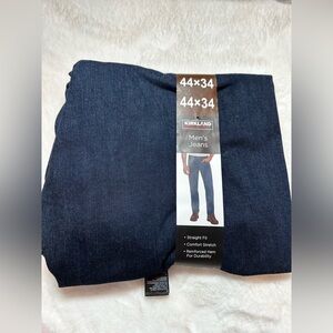 Kirkland Signature Men's Dark Blue Straight Jeans